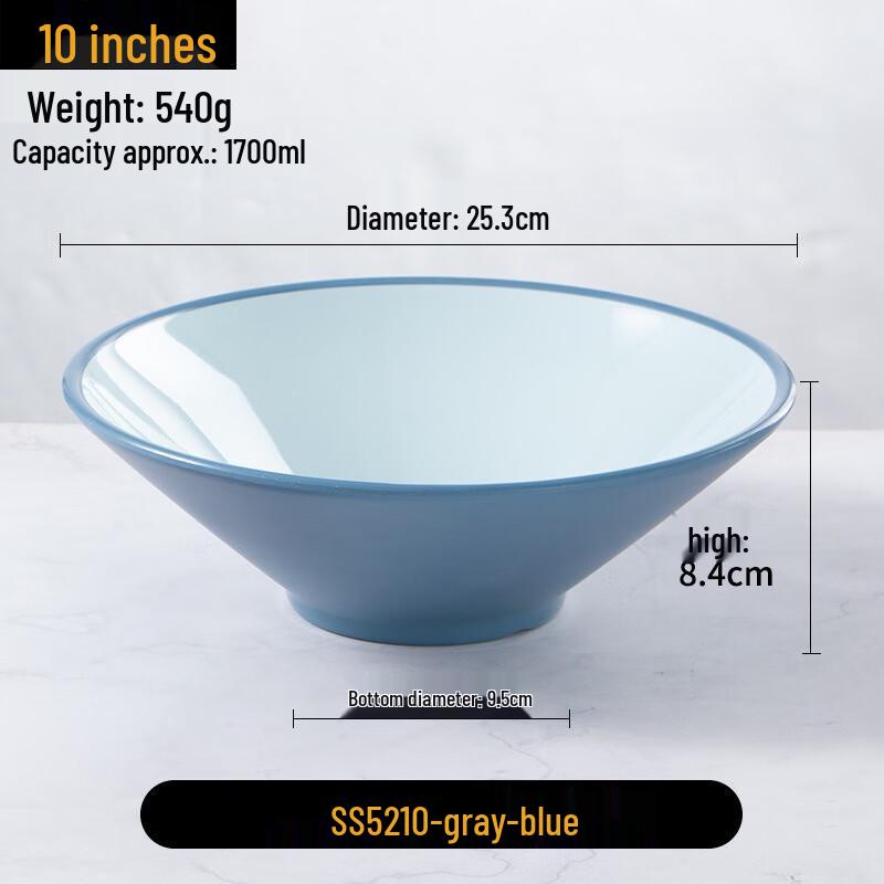 JINMEILI Melamine Conical Ramen Bowl