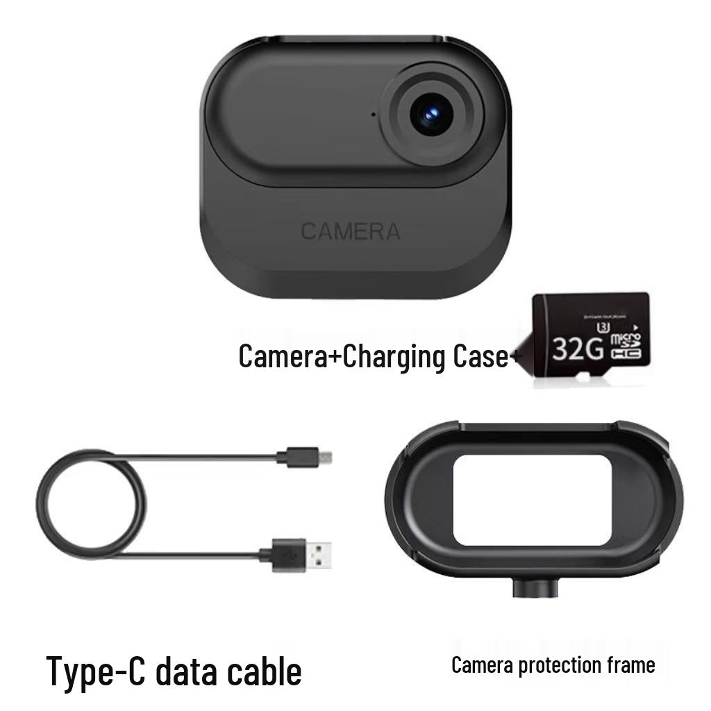 Portable Cross-Border Chest and Neck Action Camera for Vlogging, Student, and Pet Recording