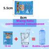 10-30 Pezzi 10ML/1 Confezione Nuovo Concentrato Bolle Sapone Liquido Accessori Pistola Bolle Sapone Ricariche Liquido Bolle Sapone