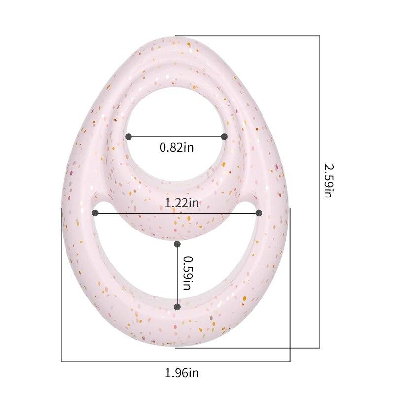 New Two-hole Semen Lock Ring Delay Penis Ring Dick Enlargement Long Lasting Silicone Cock Ring Sex Toys For Couples Flirt Adults