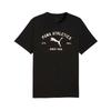 Men's T-Shirts Men's Black Crew Neck Moderate