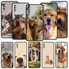 Labrador Golden Retriever Dog Case For Samsung A54 A52 A24 A14 A50 A70 A40 A20S A20E A06 A12 A22 A34 A42 A32 5G A04s A16 Cover