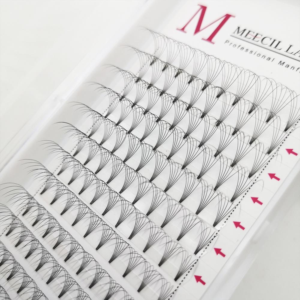 High Quality Eyelashes 3d 4d 5d 6d Premade Volume Fans Short Stem Lashes Premade Fan Eyelashes 8 mm чёрный