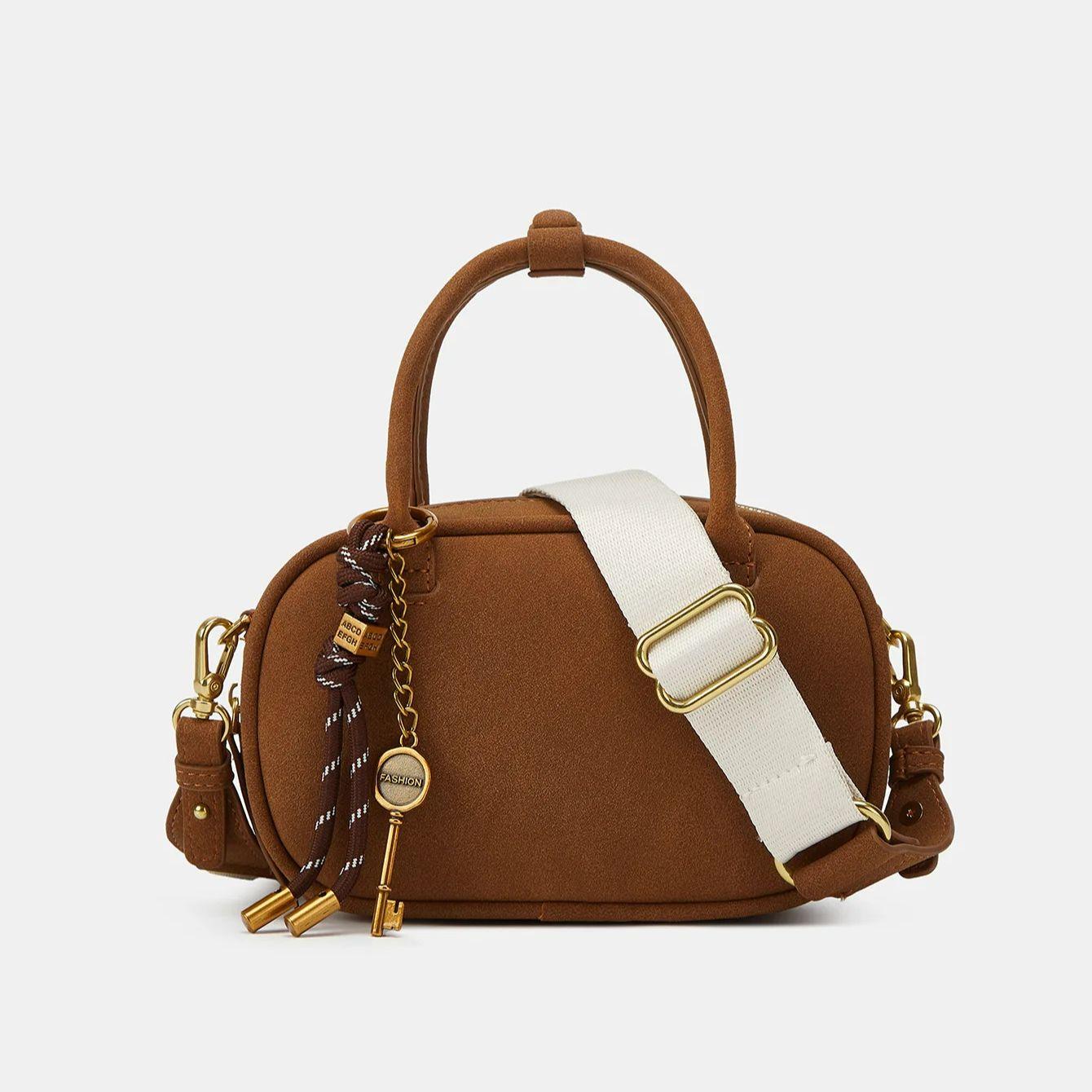 

2026 New Women s Casual Zipper Handbag Commuter Versatile Crossbody Bag Single Shoulder Bag світло-коричневого кольору