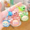 Acrylic Oil-Filled Cartoon Bow Knot Keyring Bag Charm Gift