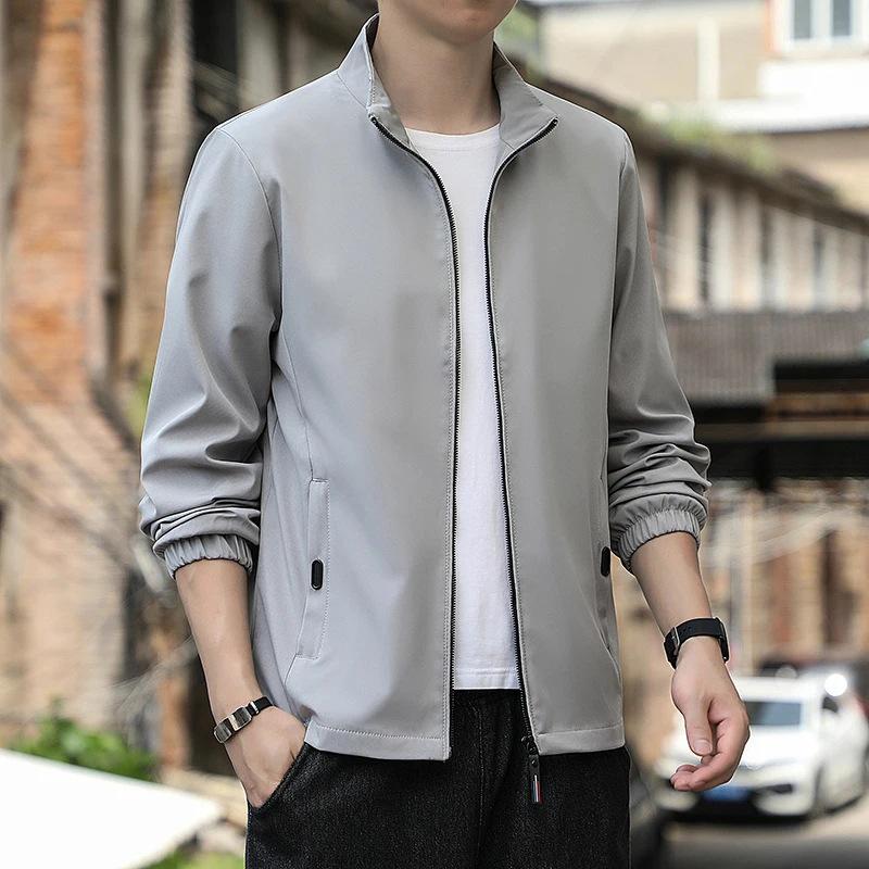 Jacket Men's Color Blocking 2025 Autumn and Winter New Men's Youth Windproof Fashion Casual Top Jacket Trend