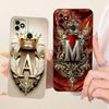 Casing For ITEL Vision 1 Plus Cover For ITEL P36 Phone Case Silicone Luxury A-Z Letters Fashion Crown 2D Painted