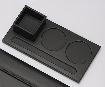 ZLIII Leder-Untersetzer-Set für Besprechungsräume