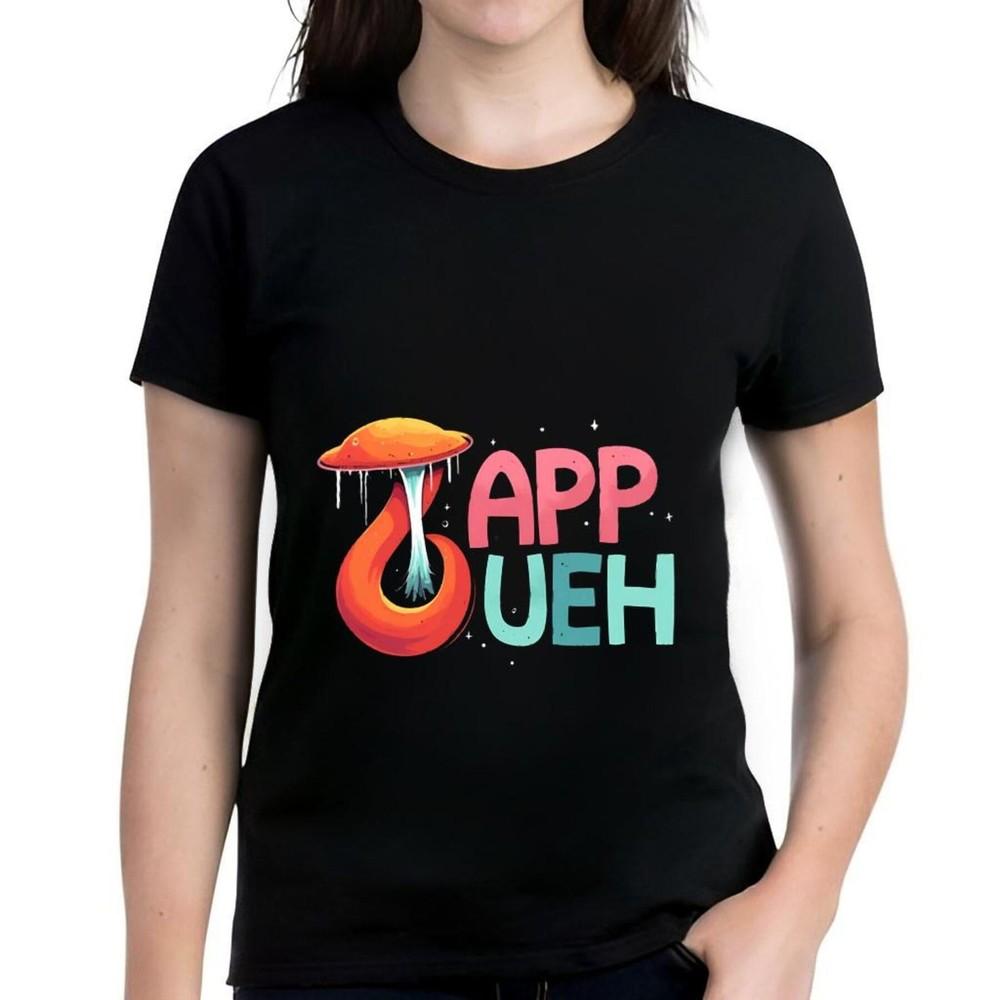 

Colorful Mushroom Design Cotton Short Sleeve T-Shirt for Women -All cotton Unisex T-Shirt XXXL