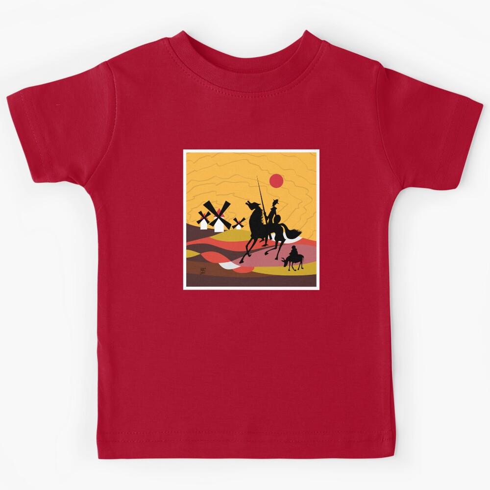 Don Quixote of the Mancha and Sancho Kids T-Shirt 140