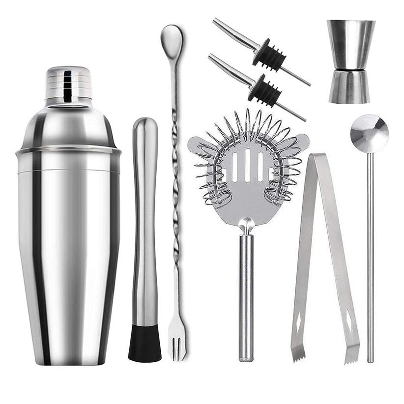 Cocktail Profissional Shaker Set Bartending Equipment Bar Wine Martini Drink Mixer Boston Shaker Bartender Kit Barware Tools