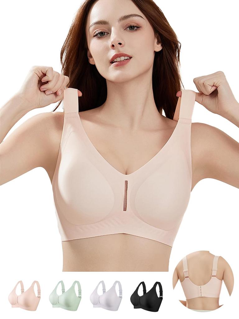 Large Seamless Sagging Breast Correction Bra Reduces Hollow Breathable Beautiful Gentle On the High Highly High Corrective Underwear [veimia]