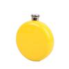 Round 5oz Stainless Steel Hip Flask Paint Whiskey Wine Bottle Alcohol Liquor Pocket Flagon Colorful