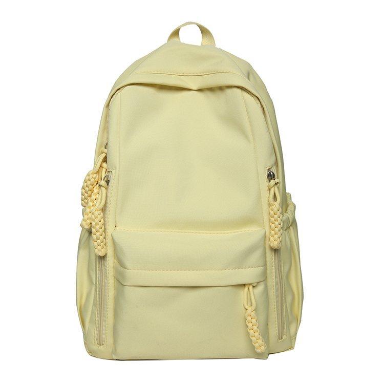 

Женский школьный рюкзак большой емкости для девочек, однотонный рюкзак, рюкзак для школьников младших и старших классов