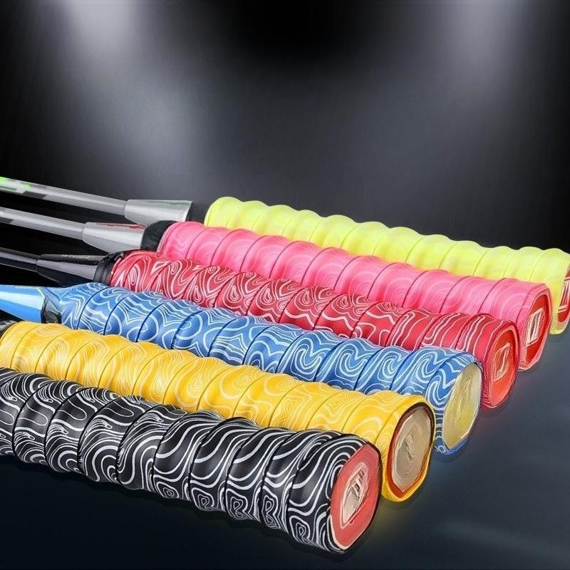 Badminton Racket Hand Glue Keel Coated Sweat-absorbing Belt Net Racket Fishing Rod Non-slip Punching Breathable Winding Belt