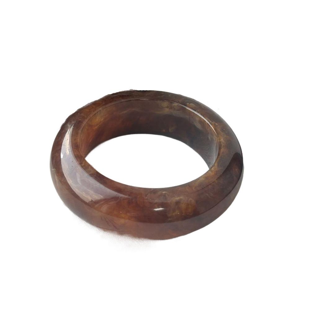 Bohemian Round Wide Bracelet Europe American Style Smudged Hand Ring  Gift