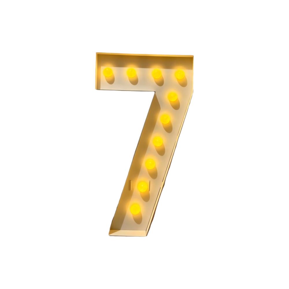 Reusable LED Light Balloon 70cm Giant LED Party Decorative Light Number Balloon Wedding Decor Style-8