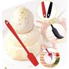 Spatola in Silicone a Manico Lungo per Cucina, Spatola Raschietto per Barattoli, Raschietto in Gomma Antiaderente, Frullati, Frullatori, Cottura, Cottura al Forno