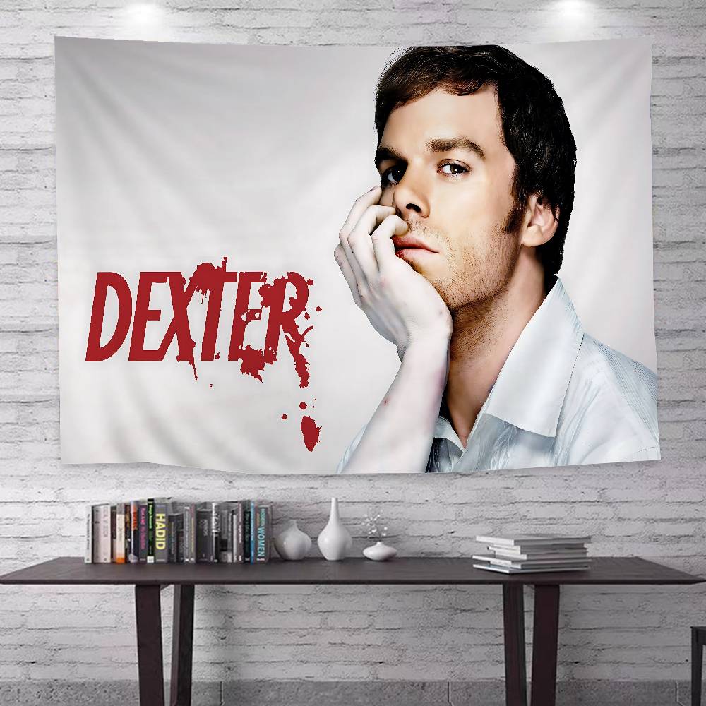 Horror TV Show Dexter Anime Tapestry Hanging Tarot Hippie Wall Rugs Dorm Home Decor
