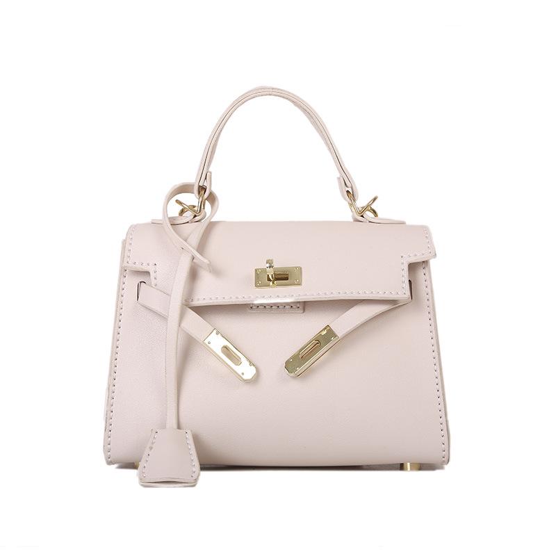 "Handmade Mini Kelly Style Shoulder Crossbody Bag for Women - High-Quality Texture"