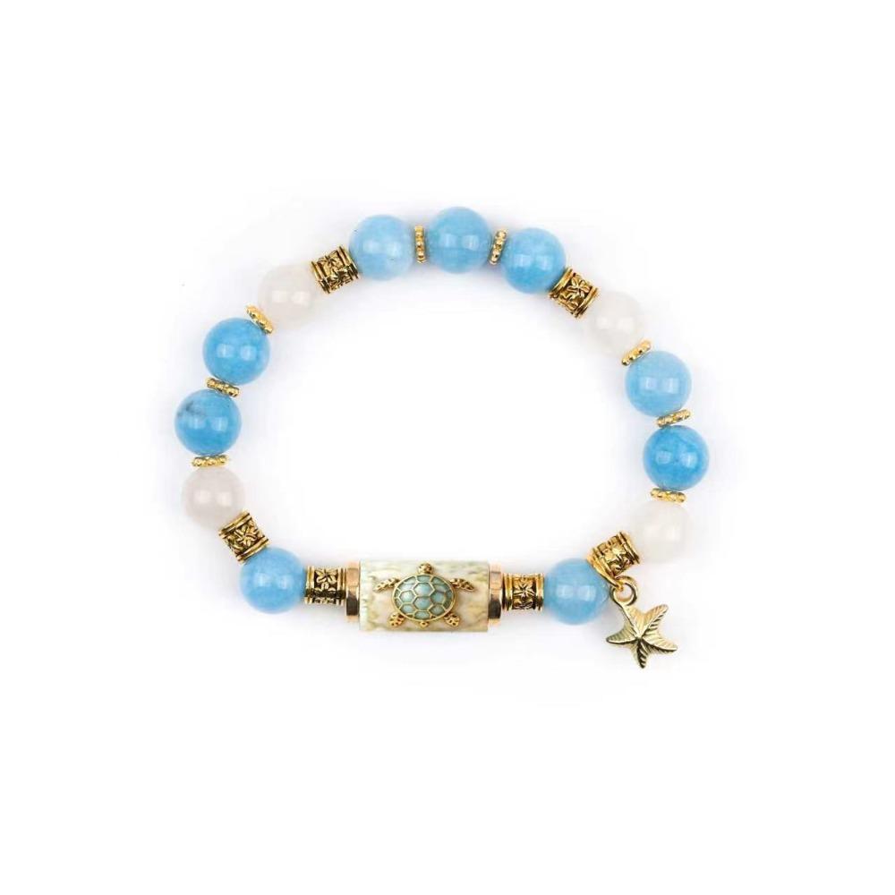 with Pendant Hummingbird Bracelet Elastic Beaded Bracelet Metal Tube Crystal Bracelet  Party Favors