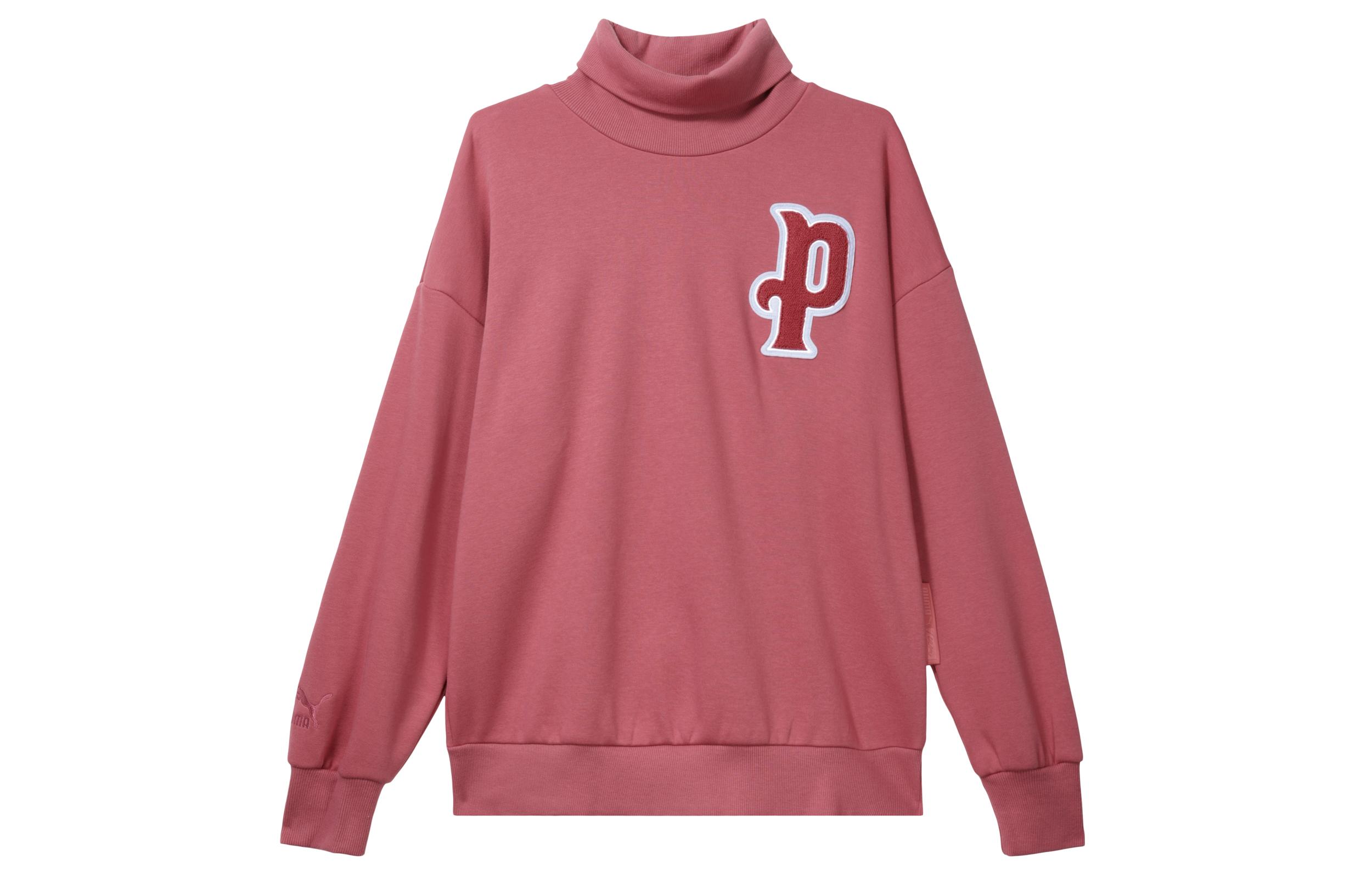 PUMA Sports Life Collection Sweatshirts Women s Pink Stand Collar Moderate Other 534387-25 M
