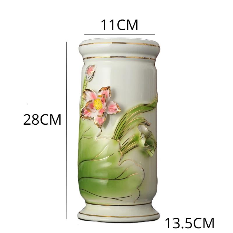 Hand-picked Flower Ceramic Incense Bucket, Home Worship, Incense Bucket