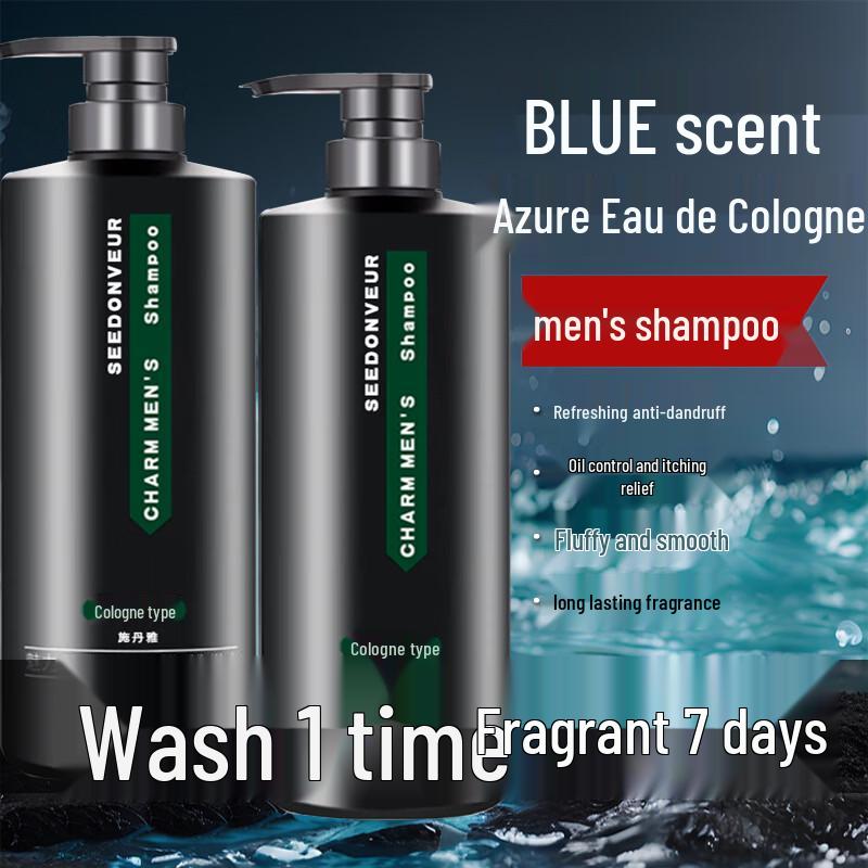 SEEDONVEUR Blue Men s Cologne Scent Shampoo