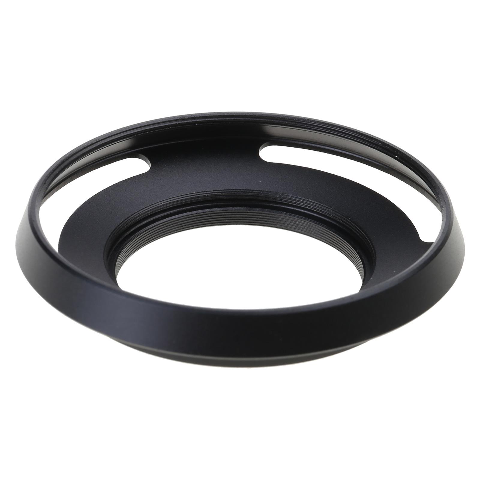 

39mm Hollow Lens Hood Universal Metal Hollow Vented Tilted Curved Lens Hood Sunshade