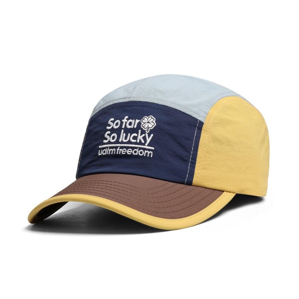 

5 Panel Cap for Men Women with Embroidered Letter, Quick Dry, Ideal for Outdoor Running, Cycling & Daily Casual Fashion Hat світло-синій колір