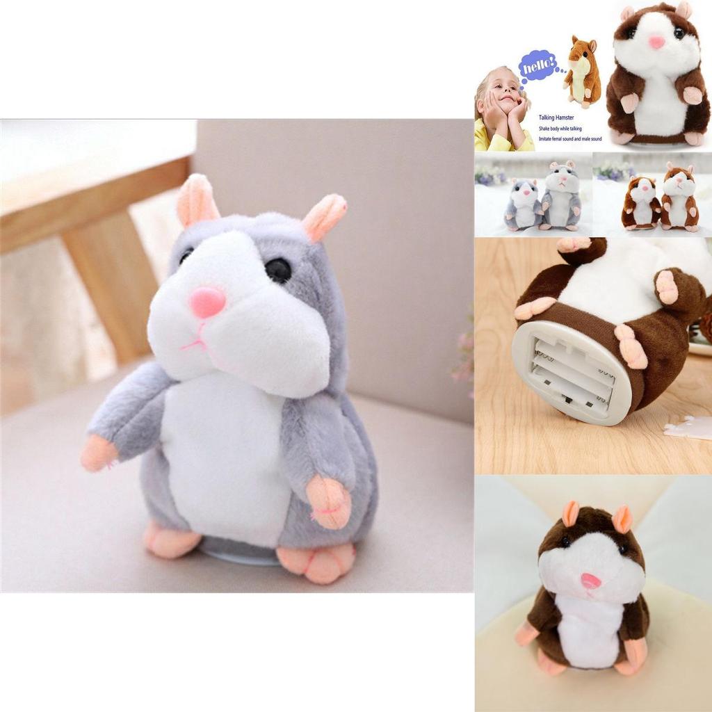 Cute Talking Hamster Pet Plush Toy Kids Sound Record Toy | 15/18cm