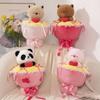 Cute Panda Bouquet Plush Toys Cartoon Animal Animal Bridal Bouquet  Girlfriends