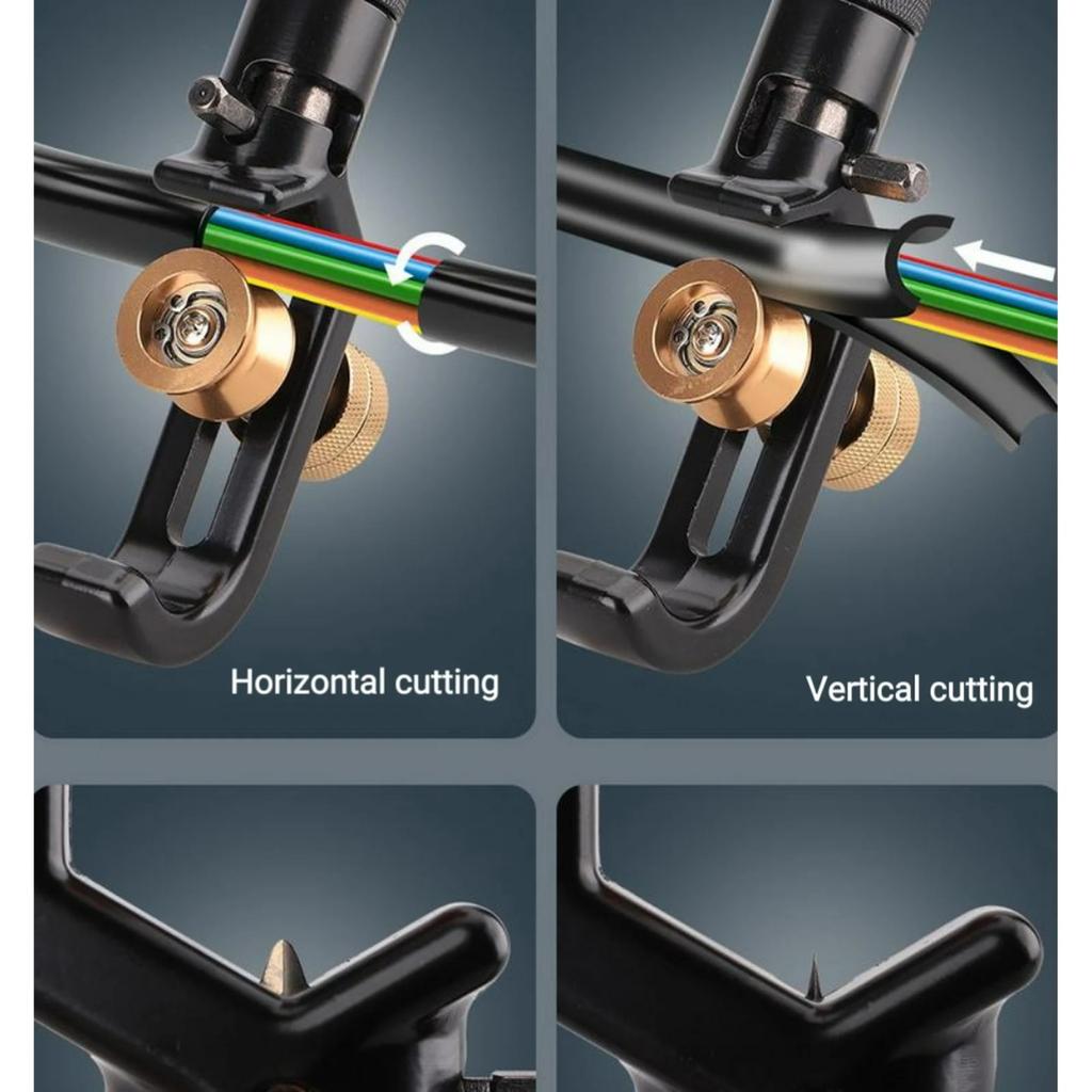 8-28mm Auto-Adjust Wire Stripper - Aircraft Aluminum Grip & 1-Second Cuts | Aluminum Alloy Wire Stripper Tool With No-Slip Handle