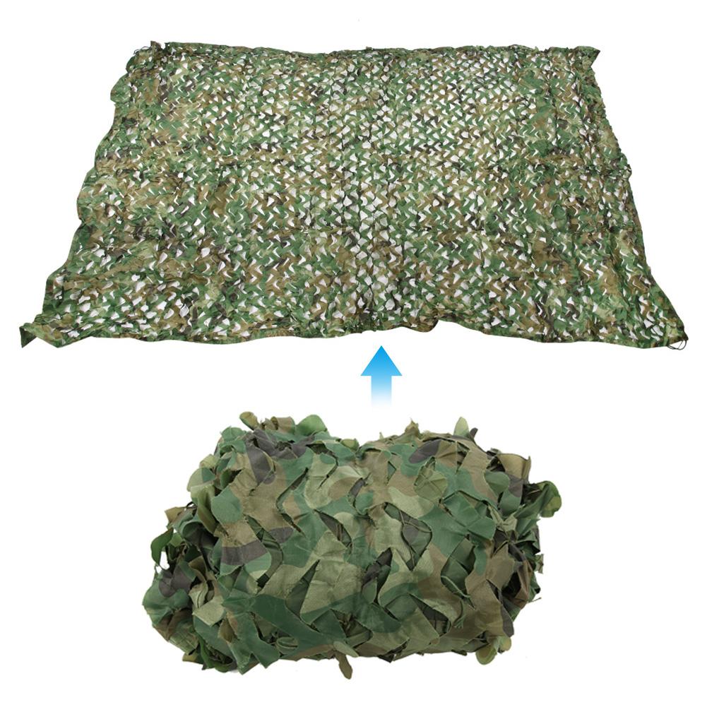Outdoor Camping Shooting Camouflage Net Jungle Hunting Hiking Sunscreen Sun Shade Net2 X 4m