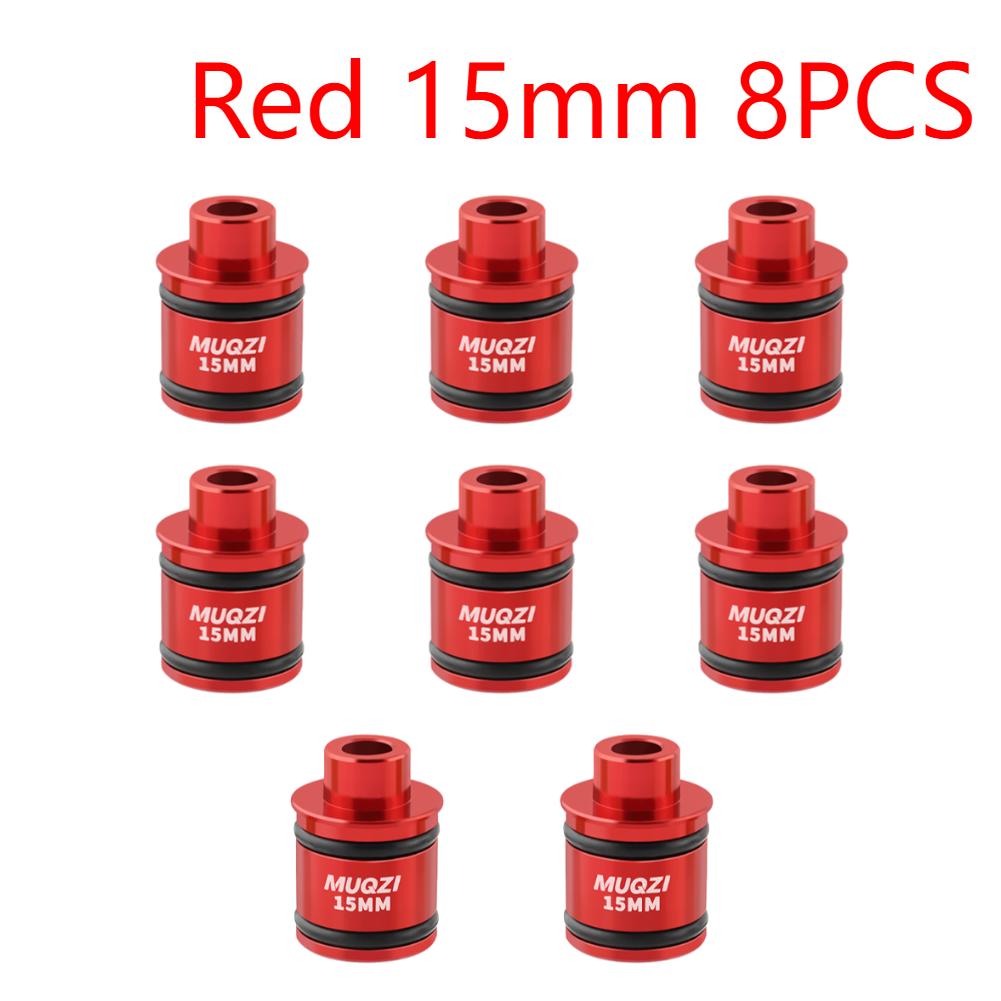 3-10PCS Aluminum Alloy Bike Hub Thru Axle Adapter Quick Release Stable Bike Hub Converter Bike Thru Axle Quick Release Adapter