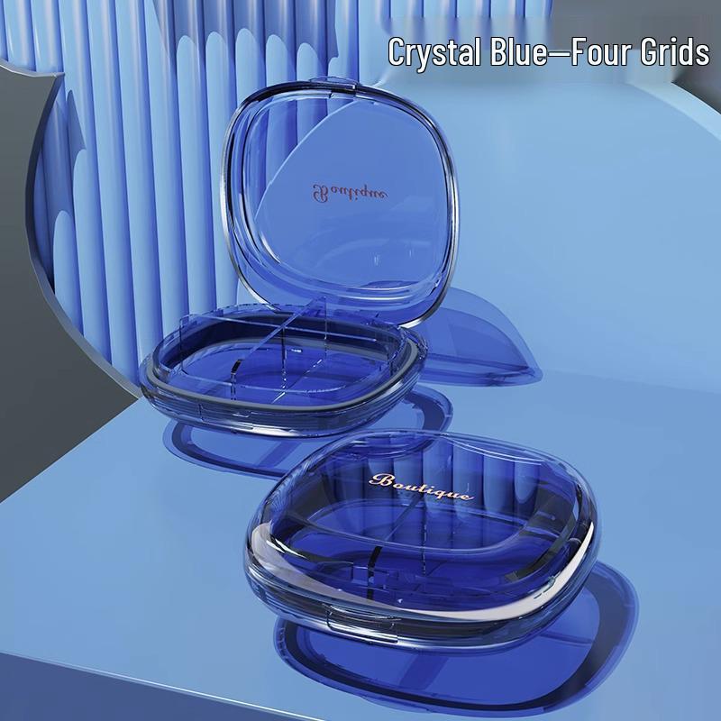 7-Day Portable Pill Organizer: Large Capacity, Morning-Noon-Evening Compartments, Compact Weekly Dispenser