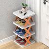 4/6-Layer Shoe Rack Multi Layer Shoes Storage Organizer Removable Space Saving Shoe Shelf Plastic Shoes Cabinets Home Supplies