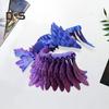 3D Printed Phoenix Figurine Movable Joints Colorful Bird Figure Articulated Animal Model Fidget Toy Home Office Desktop Decoration Ornament