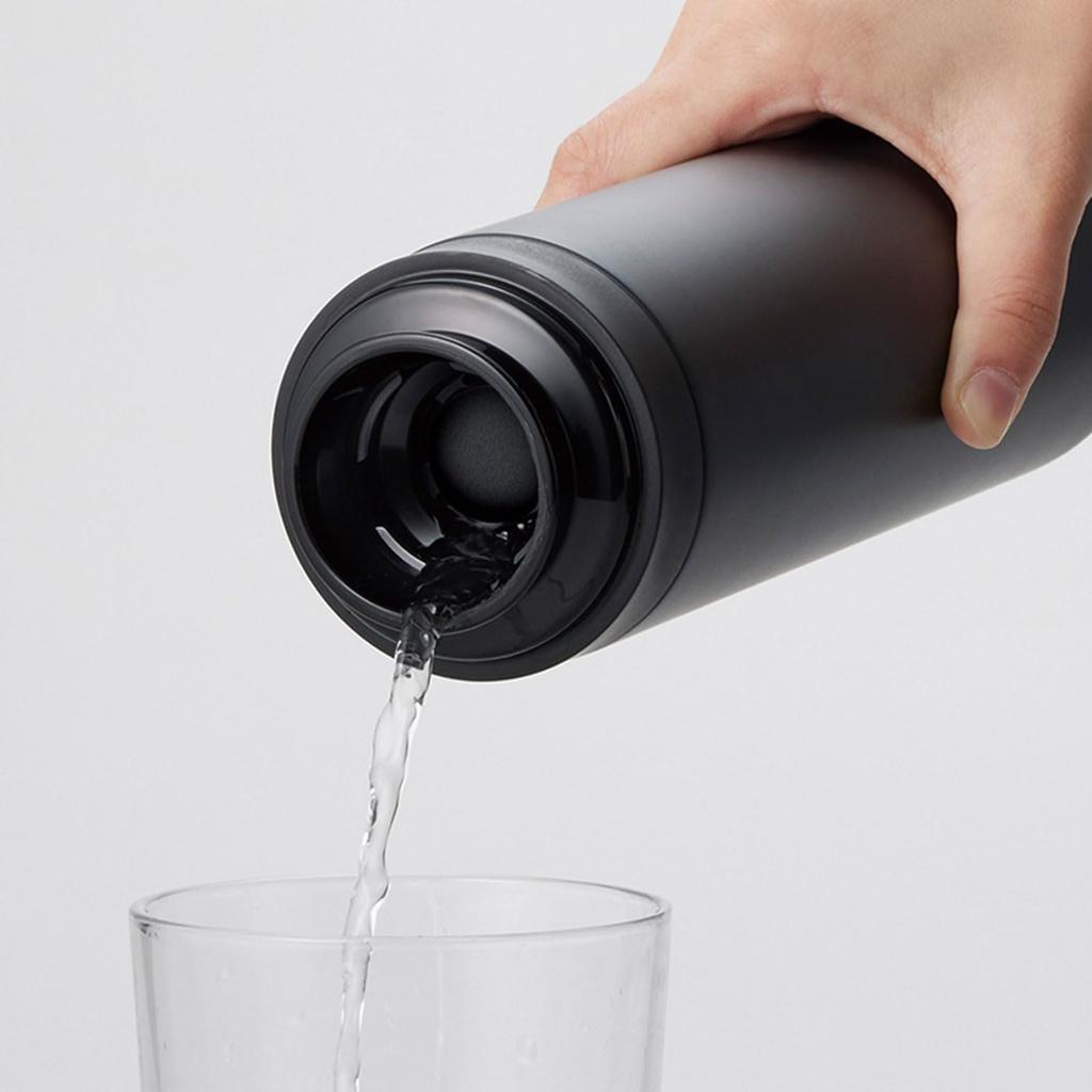 Stainless Steel Bottle Slim, Direct-Drink, Lightweight, Double-Walled Vacuum-Covered Thermos, Insulated, ColdHot, Easy To Clean, Slim Thermos