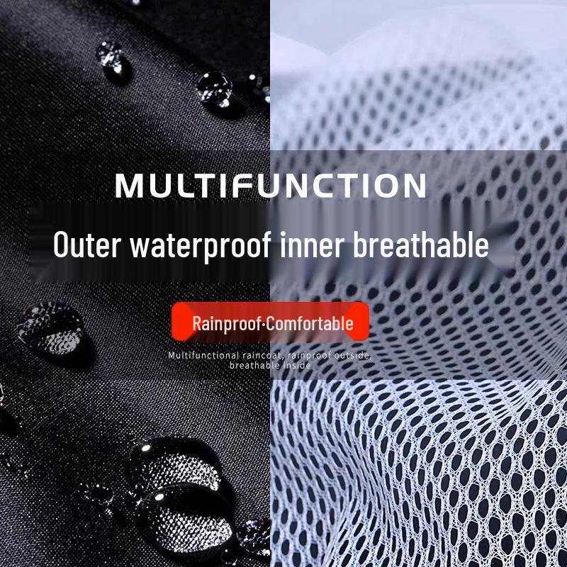 Full Body Stormproof Raincoat & Pants Set for Outdoor Cycling, Men's & Women's Split-Style Fishing Suit & Poncho