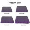 Orthopaedic Gel Seat Cushion for Sciatica and Tailbone Pain Relief, Honeycomb Coccyx Cushion with Removable Cloth Cover, for Home Office Car Chair