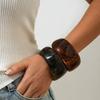 Accessories, Vintage Irregular Smudge Bracelet, Round Wide Acrylic Bracelet for Women