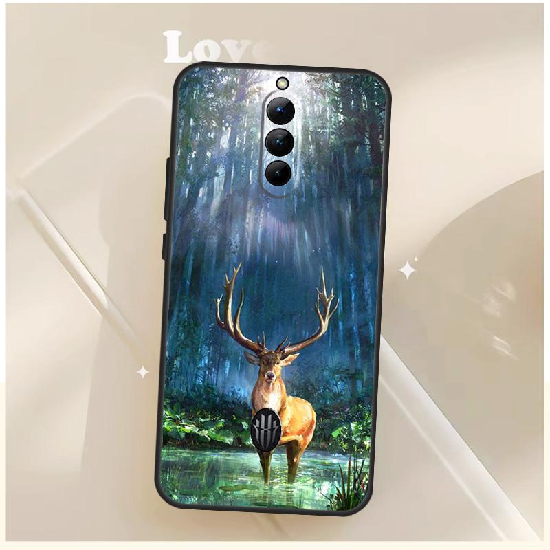 Animal Deer Art Case For ZTE Nubia Red Magic 11 10 10S Pro Plus 8S 9S 8 9 Pro 6S 7S For RedMagic 10 Air Cover