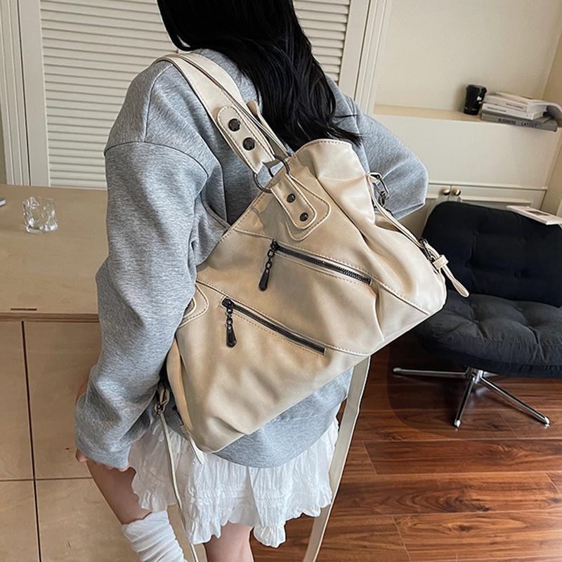 Yogodlns Fashionable Tote - Large Capacity Bag, Adjustable Strap, Compact Crossbody Purse, Stylish Everyday Wear