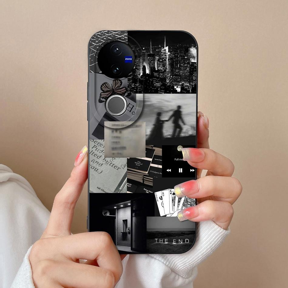 

For Vivo V50 Lite Case Cute Cartoon Phone Shell Soft Liquid Silicone Back Cover For Vivo V 50 Full Protection Shockproof Bumper Vivo V50 Lite