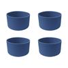 4 Pieces Silicone Boot Sleeve Protective Silicone Covers for Water Bottle Bottom