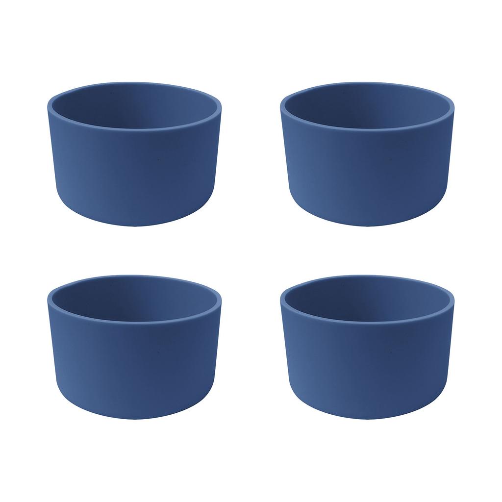 4 Pieces Silicone Boot Sleeve Protective Silicone Covers for Water Bottle Bottom