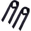 2 Pezzi Cintura Lunga in Raso Nero, Fascia Lunga, Cintura Sostitutiva per Abito da Sposa, Vita da Sposa, Accessori per Occasioni Speciali per Donne e Ragazze