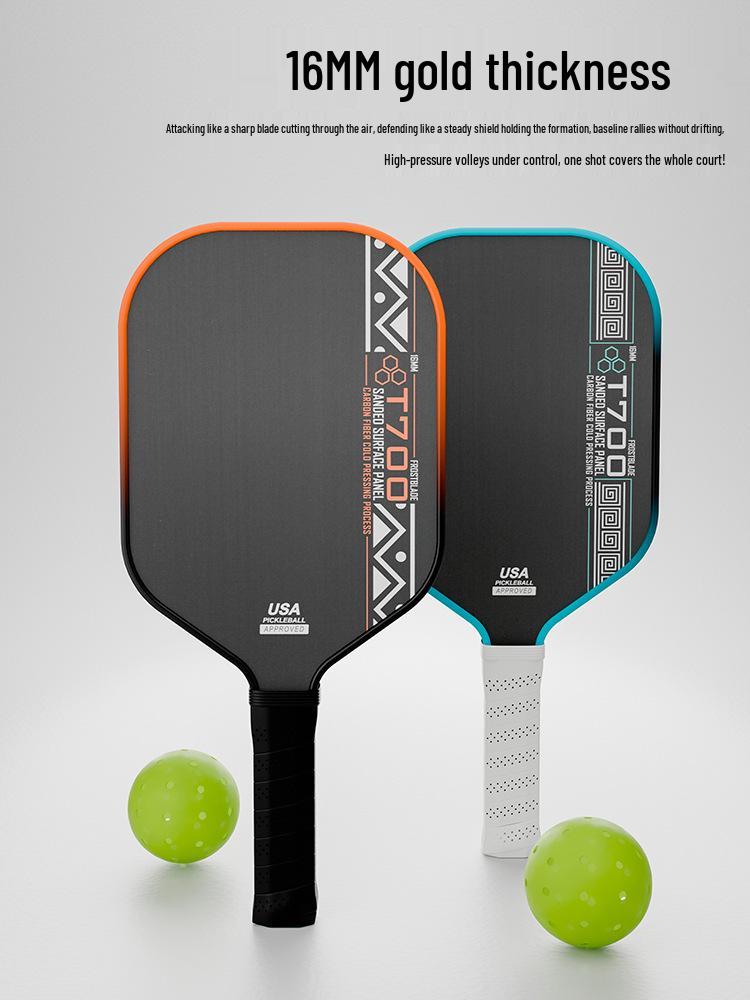 T700 Carbon Fiber Pickleball Paddle Set for Adults & Kids - Professional Competition Quality.
