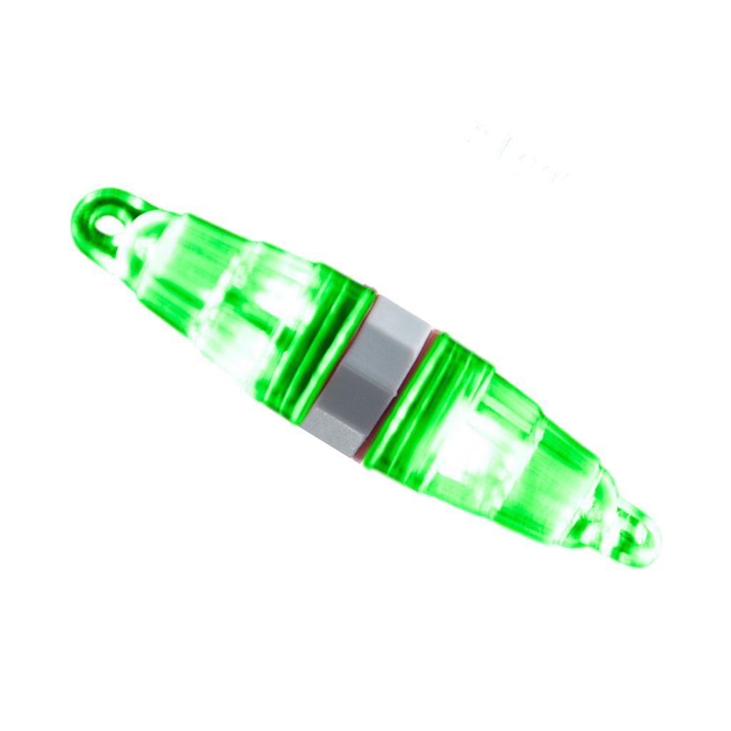 Underwater Light 3Inch Deep Drop Attractive Light Bait Lure Lamp Energy Saving Double Head Light Fishing Flashing Light